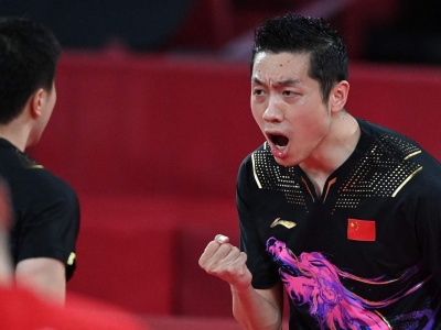 国乒男团决赛，中国队3-0拿下第一场