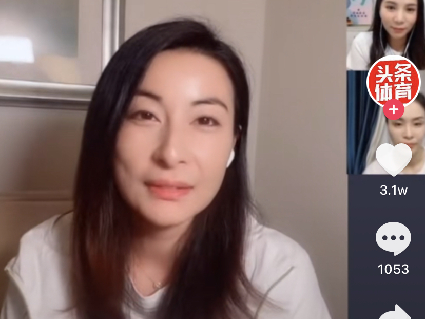 郭晶晶抖音直播首秀，分享奥运赛场内外故事