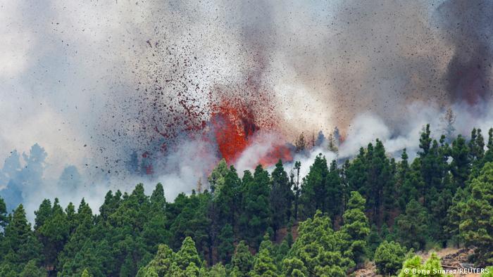 西班牙度假岛火山爆发数千人逃离，旅游部长却称“可以吸睛”