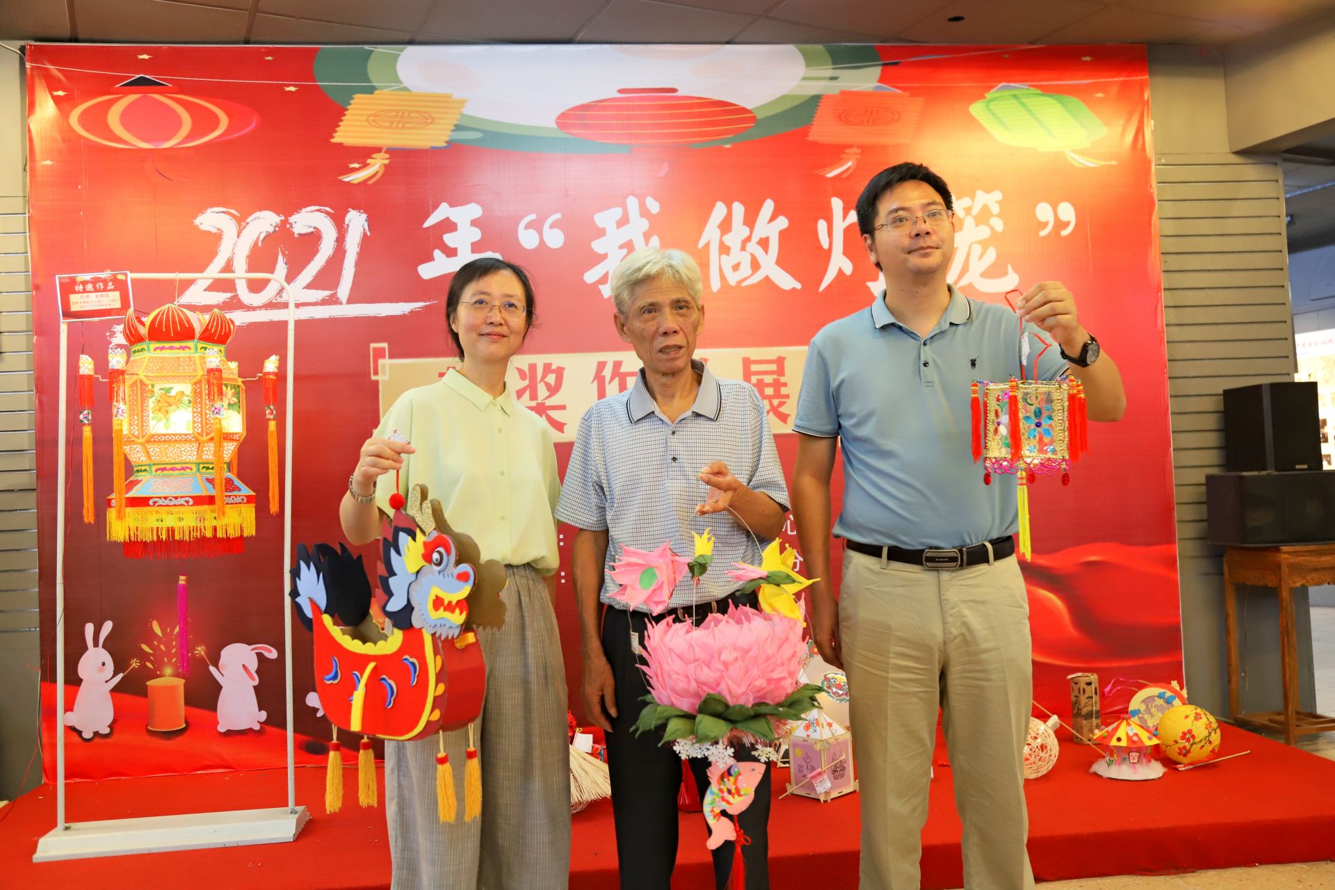 55个纯手工特色灯笼亮相东莞市桥头镇