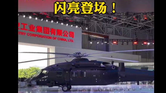 战术通用直升机直-20闪亮登场！
闪亮登场！