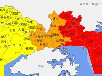 深圳市分区暴雨橙色预警升级为红色，暴雨黄色预警扩展至全市  
