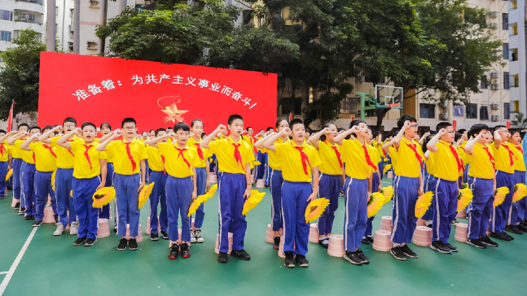 火炬传递100站，南园学子展风采！“百校”庆“百年”红领巾火炬接力跑活动圆满落幕！ 